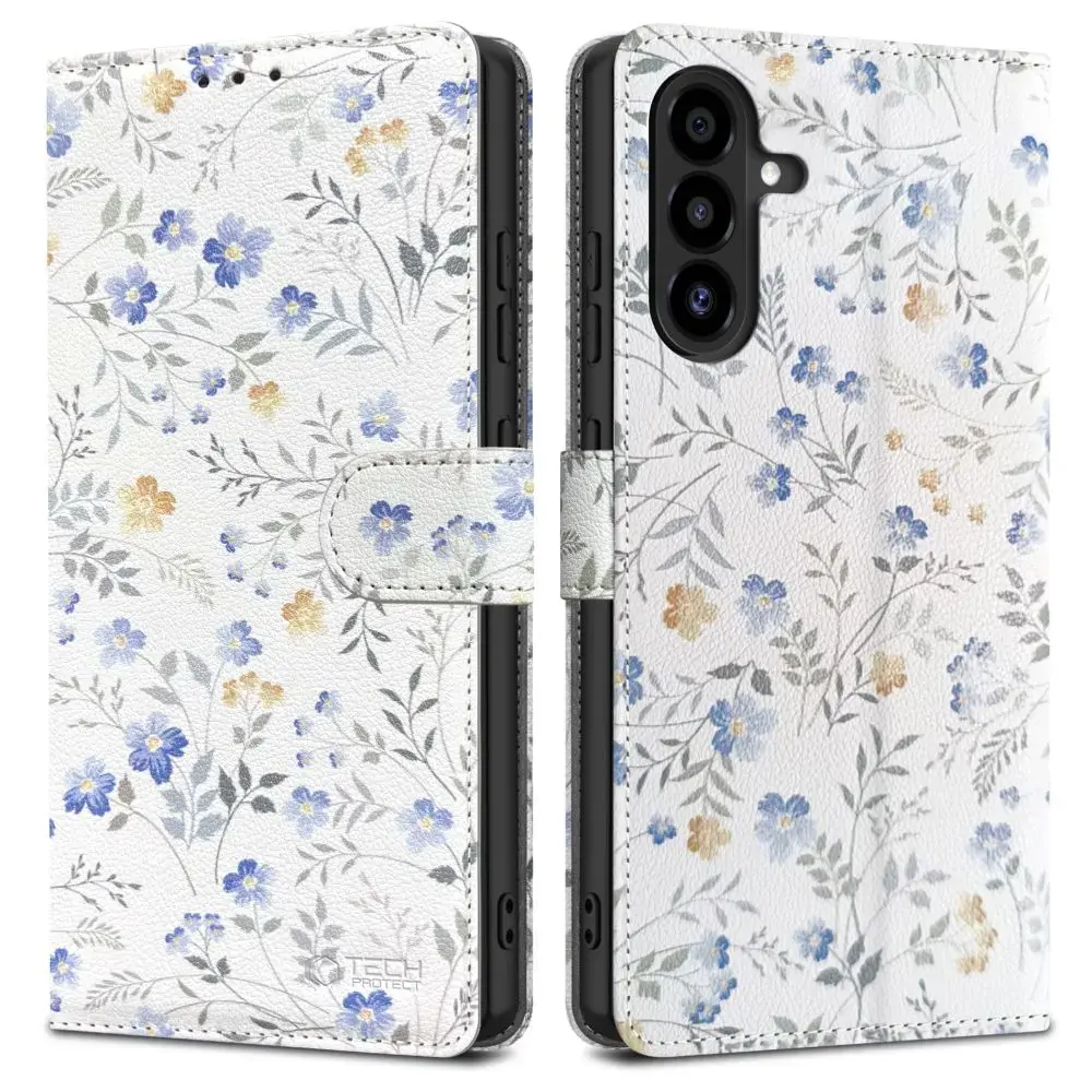 TECH-PROTECT WALLET GALAXY A26 5G | A17 4G | 5G SPRING FLOWERS