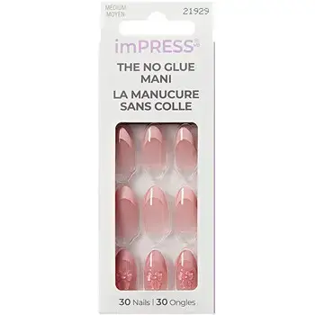 Kiss My Face imPRESS Nails Glow Muse - Samolepicí nehty ( 30 ks )