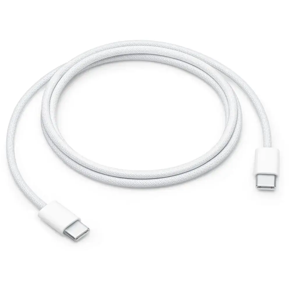 Apple MW493ZM/A A2795 datu pārraides un uzlādes vads | USB-C uz USB-C | 60W | 1m | balts