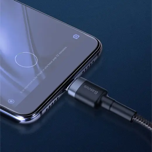 Baseus Cafule datu pārraides un uzlādes vads | USB-A uz USB-C | 25W | 1m | melns, pelēks