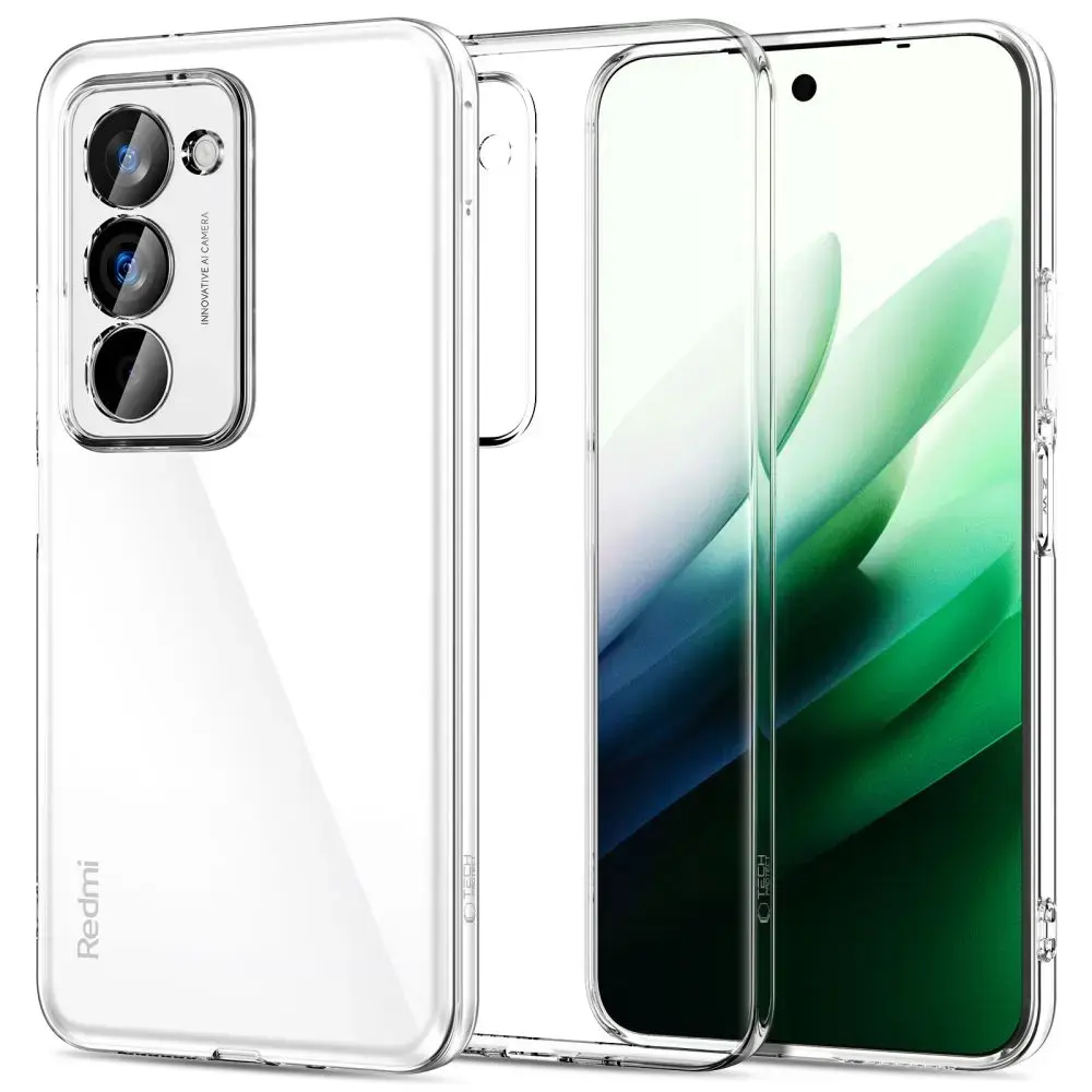 Tech-Protect Flexair phone case for Redmi 15A transparent