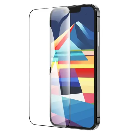 Hoco HD Anti-static aizsargstikls telefona ekrānam iPhone 15 Plus | iPhone 16 Plus (25 gab.)
