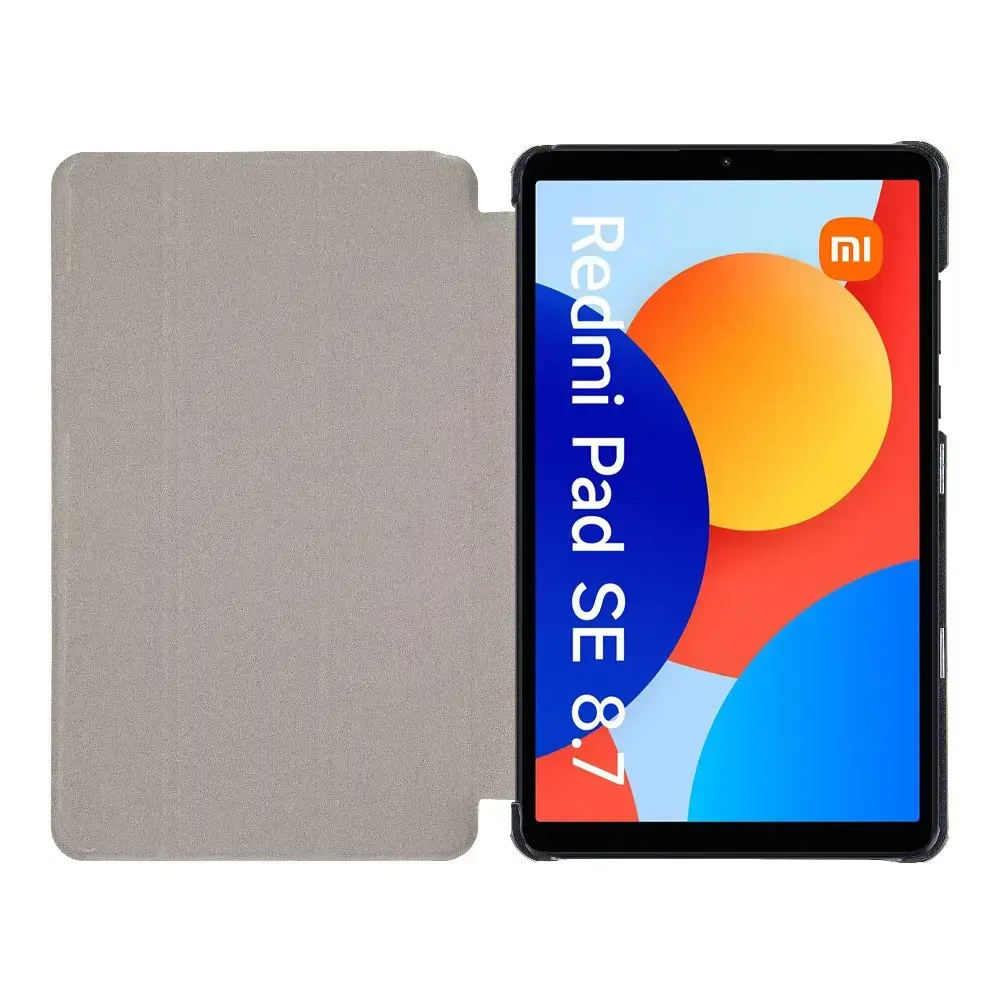 Tactical Book Tri Fold Case for Xiaomi Redmi Pad SE 8,7" Black