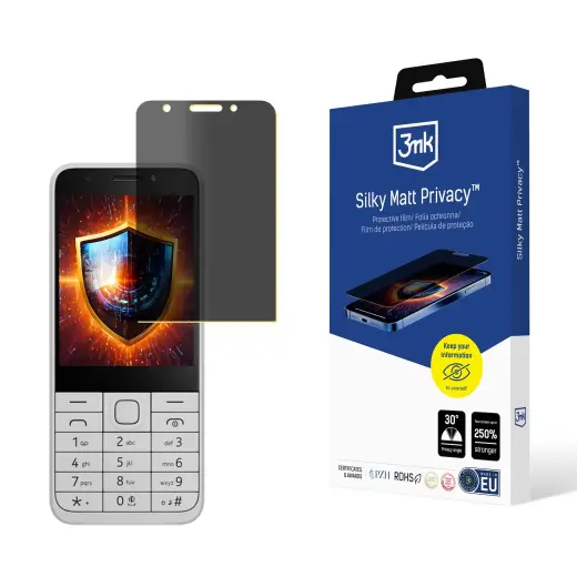 3mk Silky Matt Privacy aizsargplēve telefona ekrānam Nokia 230 (privātuma efekts)