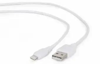 Gembird datu pārraides un uzlādes vads | USB-A uz Lightning | 2m | balts