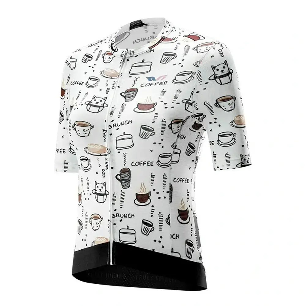 Rockbros 15110005003 Women's Short Sleeve Cycling Jersey S - White