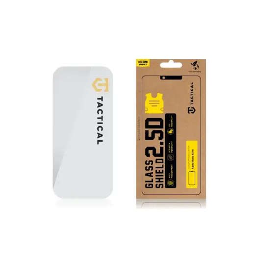 Tactical grūdintas stiklas telefonui iPhone 16 Pro, skaidrus