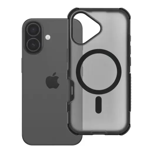 Forcell F-Protect BumperX Premium telefoni ümbris MagSafe toega iPhone 17 must