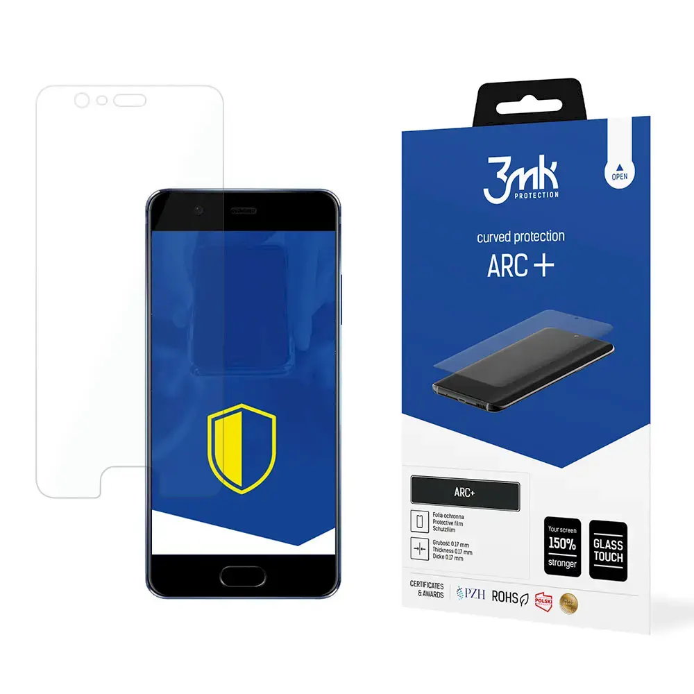 3mk ARC+ aizsargplēve telefona ekrānam Huawei P10 (saderīgs ar pirksta nospieduma sensoru)