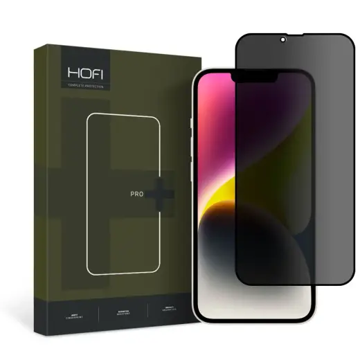 HOFI ANTI SPY защитное стекло для iPhone 13 Pro (эффект приватности) | iPhone 14 (эффект приватности)