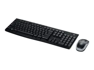 „Logitech MK270“ belaidė klaviatūra ir pelė, MK270, ES ir Vokietija, juoda