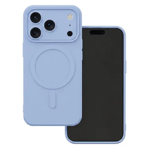 Simple Color Mag telefono dėklas su MagSafe palaikymu iPhone 17 Pro Max | iPhone 18 Pro Max mėlynas