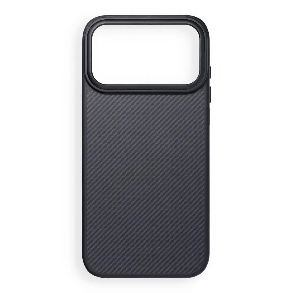 Carbon Elite Mag чехол с поддержкой MagSafe для телефона iPhone 17 Pro Max | iPhone 18 Pro Max чёрный