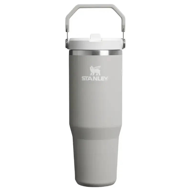 Termokruus kõrrega The IceFlow Flip Straw 2.0 Tumbler 0.89L helehall