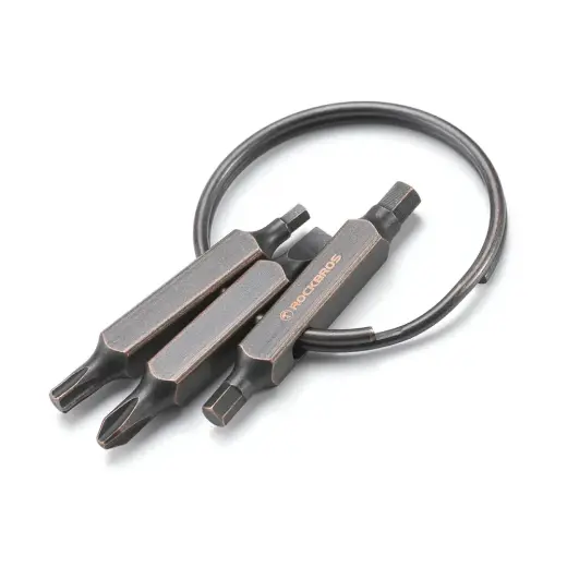 Rockbros VK-ARCO3 ROAD TO SKY Multitool 6-in-1 Keychain - Brown