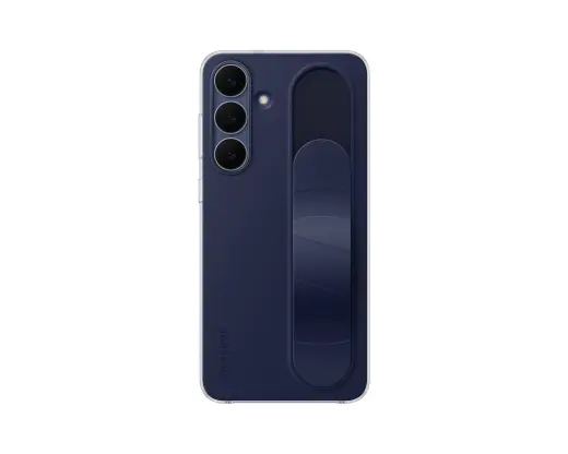 Samsung EF-GS731CNE Standing Grip maciņš ar statīvu telefonam Samsung Galaxy S25 FE (S731) tumši zils (Bojāts iepakojums)