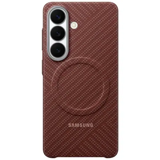 Samsung Carbon Magnet maciņš telefonam Samsung Galaxy S26+ (S947) sarkans
