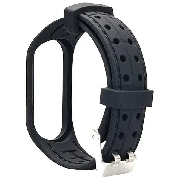 Beline nutikella rihm Xiaomi Mi Band 7 jaoks | silikoonist | must