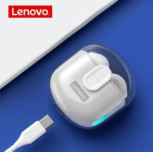 Lenovo LP12 TWS bezvadu austiņas baltas