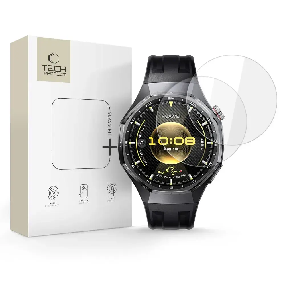 Tech-Protect aizsargstikls priekš Huawei Watch GT 6 Pro (46 mm) | caurspīdīgs (2 gab.)