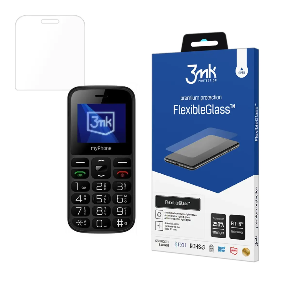 MyPhone Halo A - 3mk FlexibleGlass