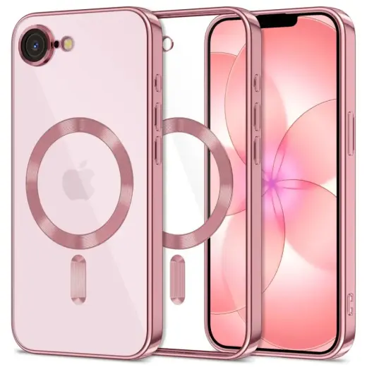 TECH-PROTECT MAGFLEX maciņš ar MagSafe atbalstu telefonam iPhone 16E | iPhone 17E rozā