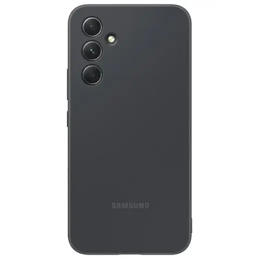 Samsung Silikona vāciņš priekš Samsung Galaxy A54 5G melns