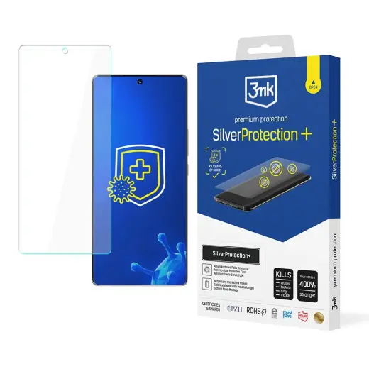 3mk SilverProtection+ aizsargplēve telefona ekrānam Honor 70
