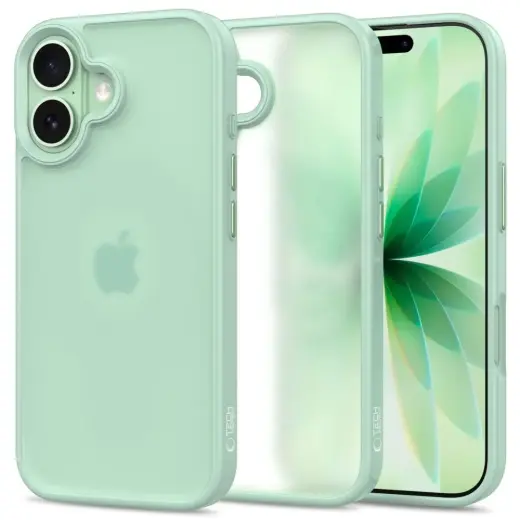 TECH-PROTECT MagMat telefono dėklas su MagSafe palaikymu, skirtas Apple iPhone 17, žalias