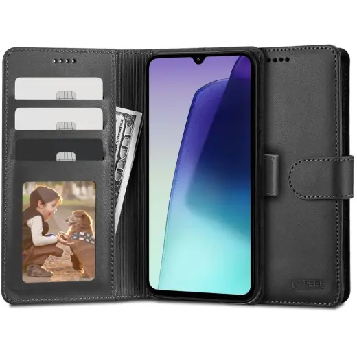 Tech-Protect Wallet чехол-книжка для телефона Redmi 14C 4G | Poco C75 чёрный