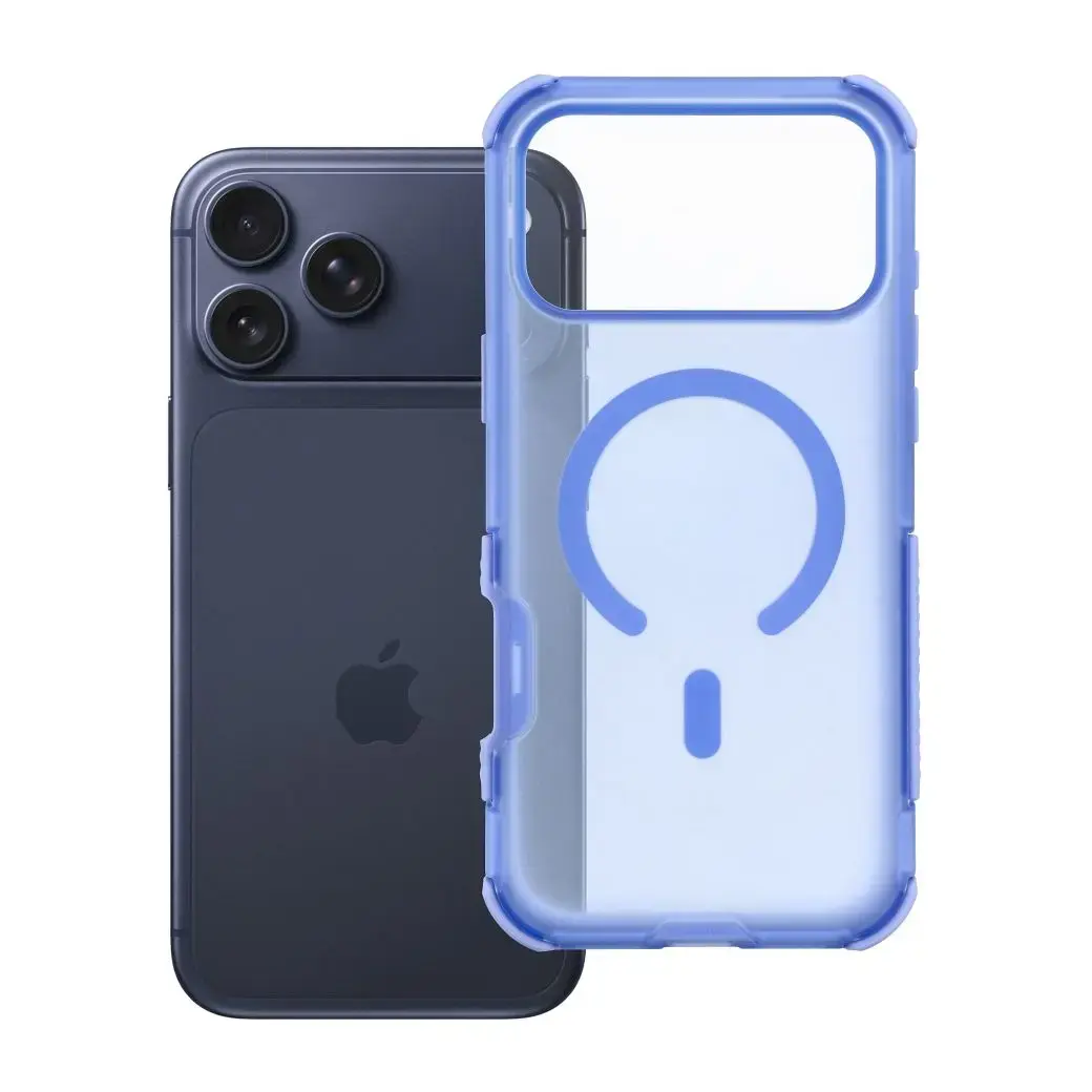 Forcell F-Protect BumperX Premium maciņš ar MagSafe atbalstu telefonam iPhone 18 Pro Max | iPhone 17 Pro Max zils