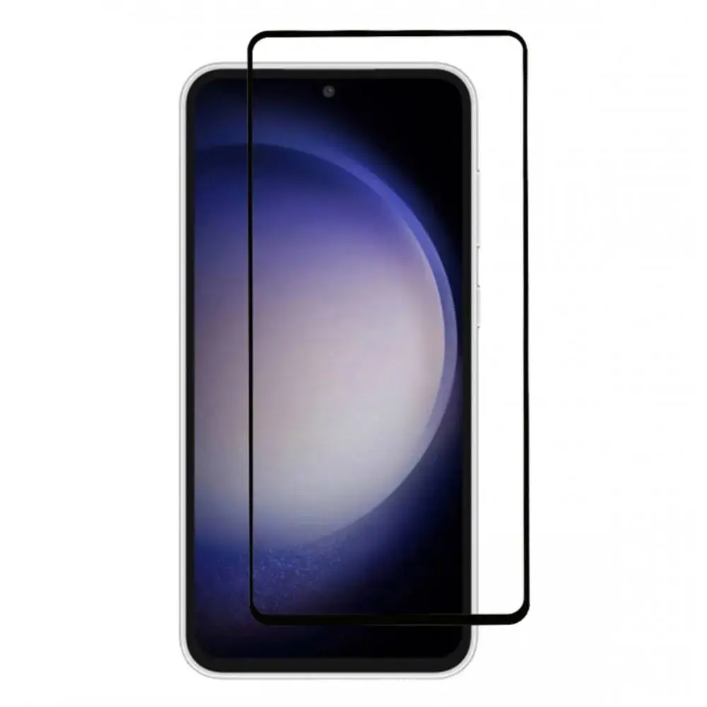 Fusion full cover tempered glass for phone Samsung Galaxy S23 FE black