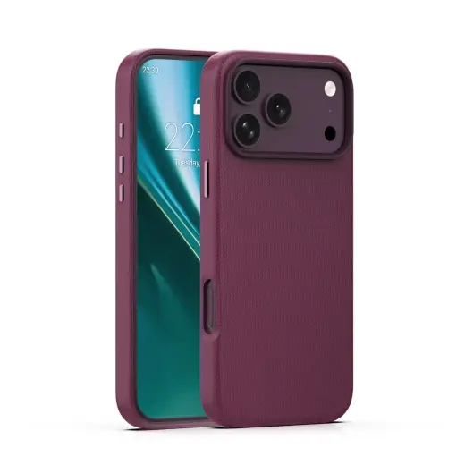 Etteri Elegant чехол с поддержкой MagSafe для телефона iPhone 17 Pro Max | iPhone 18 Pro Max красный