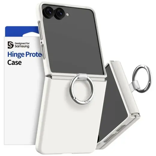 Araree Aero Flex R telefono dėklas Samsung Galaxy Z Flip 8 (F776) baltas