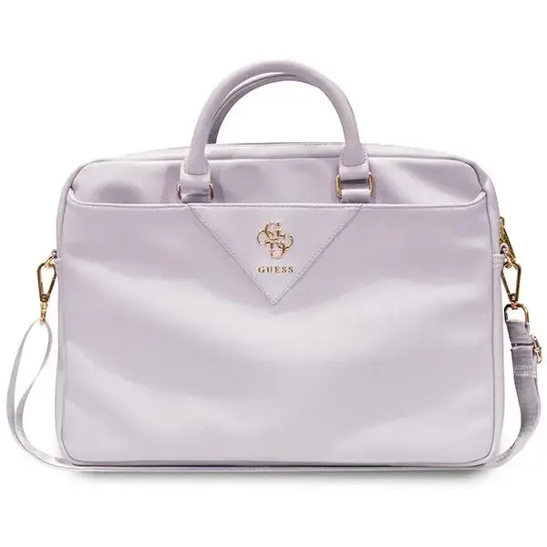 Guess Torba GUCB15ZPGSTEGU 16" fioletowy|purple Triangle 4G