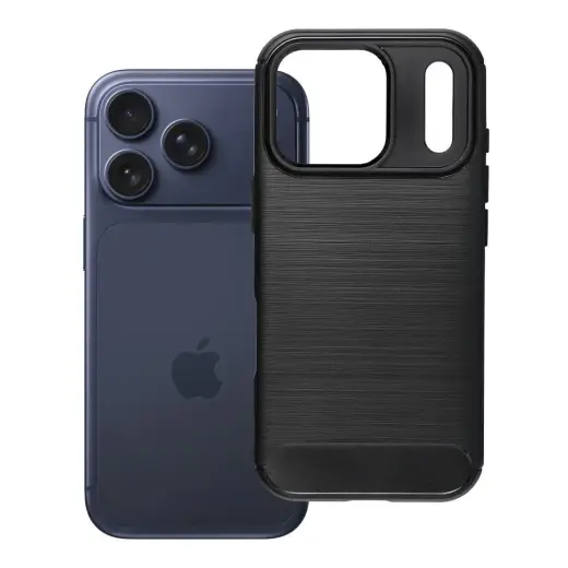 Carbon 2.0 telefono dėklas iPhone 17 Pro | iPhone 18 Pro juodas