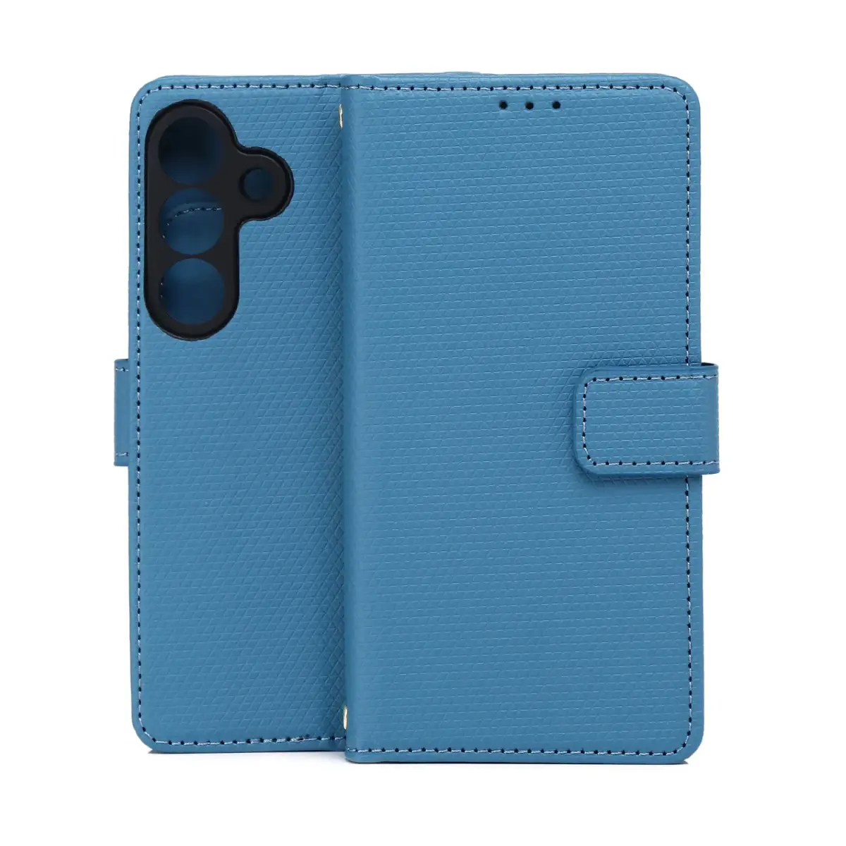 Smart Triangle grāmatveida maciņš telefonam Samsung Galaxy A57 (A576) zils