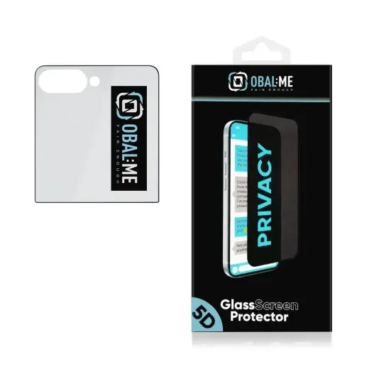OBAL:ME Privacy 5D aizsargstikls telefona ekrānam Samsung Galaxy Z Flip 8 (F776) (privātuma efekts)