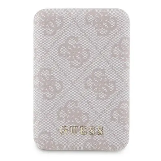 Guess GUPB5FP4EMGP ārējais akumulators (powerbank) | 5000 mAh | 15W | MagSafe | rozā
