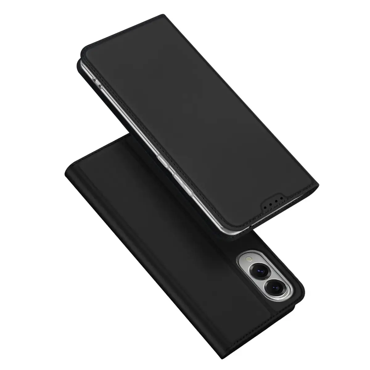 Dux Ducis Skin Pro atverčiamas dėklas skirtas Samsung Galaxy S25 Edge, juodas