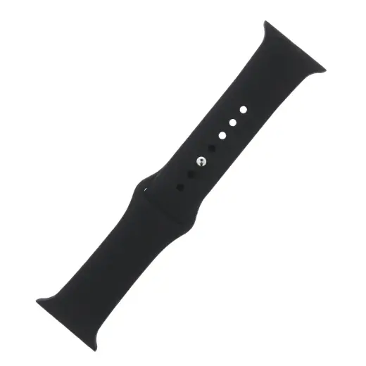 Fusion Accessories Silicone viedpulksteņa siksniņa priekš Apple Watch (38/40/41 mm) | silikons | melna