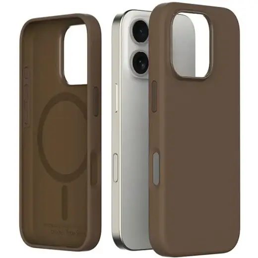 Araree Typoskin M чехол для телефона iPhone 16 Pro коричневый