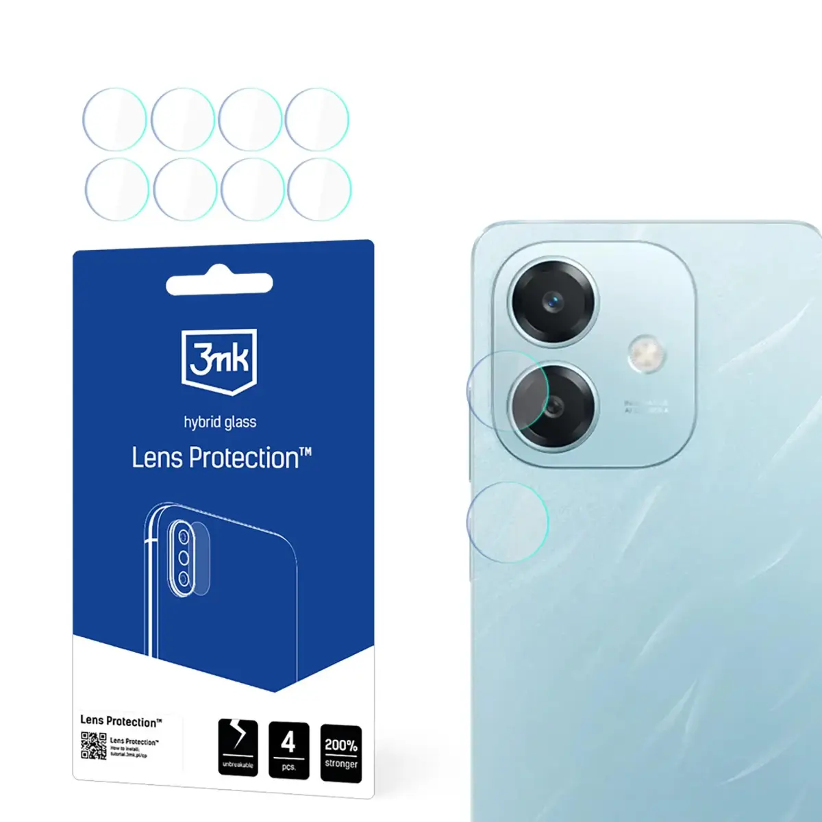 3mk Lens Protection camera lens protector for Oppo A60