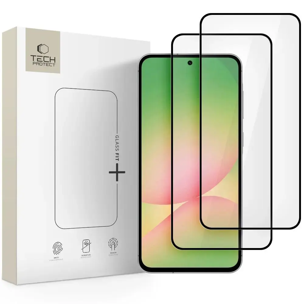 TECH-PROTECT aizsargstikls telefonam Samsung Galaxy A36 | Samsung Galaxy A56 5G melns 2 gab.