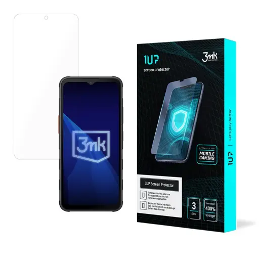 3mk 1UP aizsargplēve telefona ekrānam Samsung Galaxy Xcover 7 Pro (G766) (3 gab.)