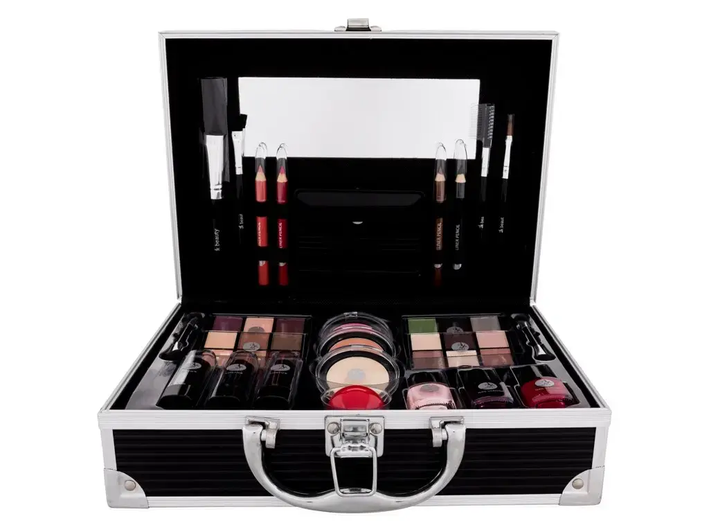 2K All About Beauty Train Case Black Makeup Palette 60,2 g