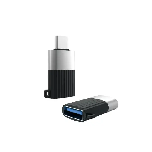 XO NB149-F adapteris | USB-A į USB-C | juodas