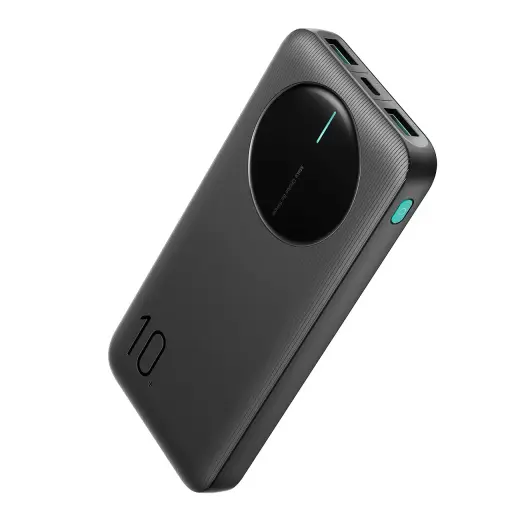 Joyroom JR-PBF12 ārējais akumulators (powerbank) | 10000 mAh | 12W | USB-A, USB-C | melns