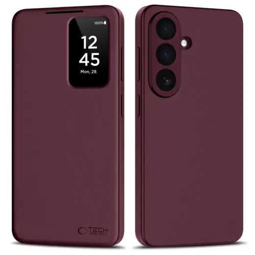 Tech-Protect Smart Wallet knyginio tipo telefono dėklas Samsung Galaxy S26 (S942) violetinis
