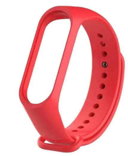 Fusion Accessories wave viedpulksteņa siksniņa priekš Xiaomi Mi Band 3/4 | silikons | sarkana